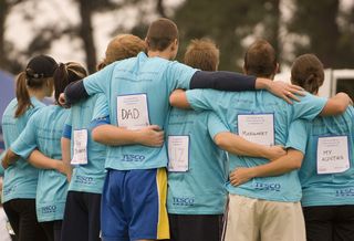 Backsign group hugging original