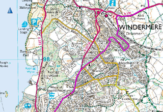 Topographic Detail With Automotive Routing