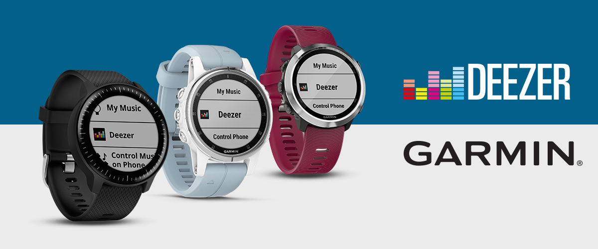 Deezer announces availability on Garmin 